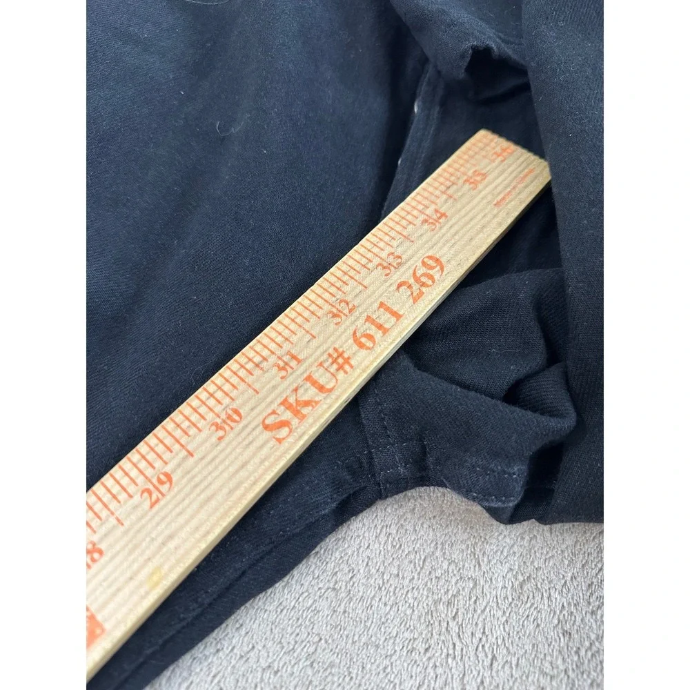 APC Petit Standard Jean Droit Etroit Black Denim Jeans Size 29(31) x 31 EUC